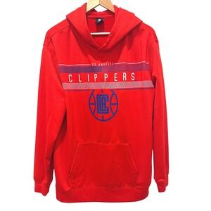 Los Angeles Clippers Red Hoodie Pullover NBA Basketball Team Athletic Mens XL